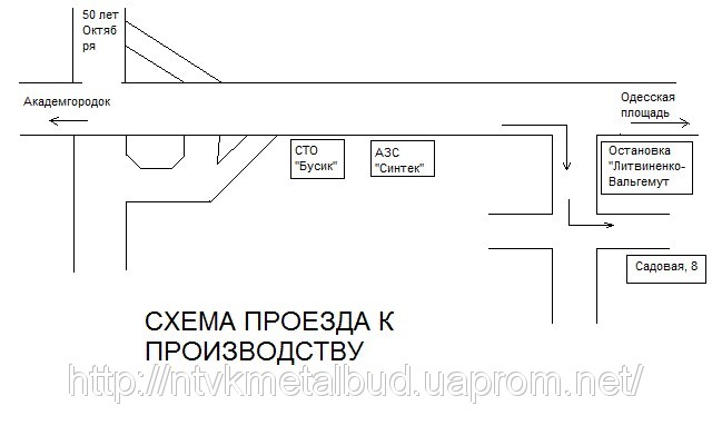 Схема проезда