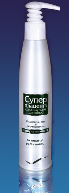 Крем-эмульсия с дозатором на плаценте несмываемая. (флакон 200мл. Производ