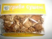 Грибы вешенка сушеные