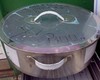 Коптильня круглая из пищевой нержавейки  для горячего копчения