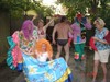 Детский праздник с клоунами на даче.