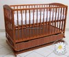 Продам кроватку radek 2 с качалкой , но без ящика.
