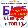 61 запросов в ТОП 10 Google