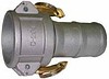БРС Камлок 5022 (Camlock) тип С — стыковочная муфта с хвостовиком под шланг