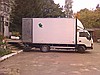 Офисные квартирные перевозки автомобилем Мицубиши 3т 24м3 мебельная будка гидроборт