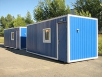 Бытовка стандартная. Размеры: 6.00 х 2.50 х 2.50 м