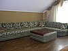 Угловой диван Лексус с пуфом