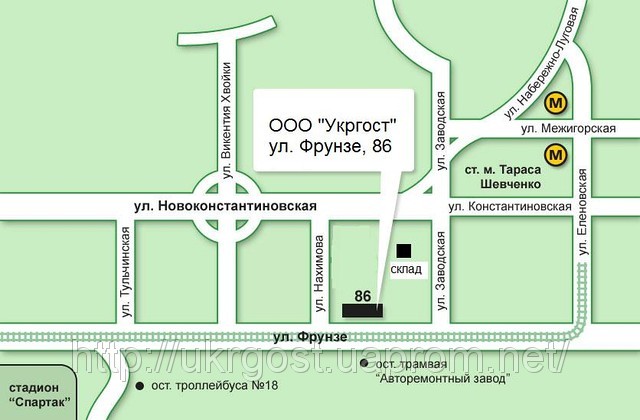 Схема проезда